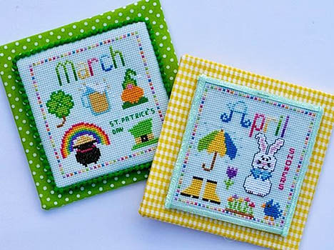A Year In Stitches - March & April