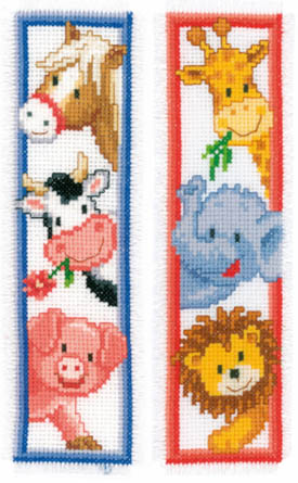 Animal Bookmarks - set of 2 Kit