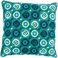 Swirls Cushion - Long Stitch Kit