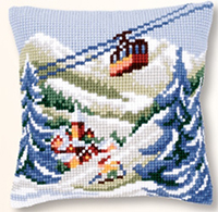 Alpine Scene Cushion