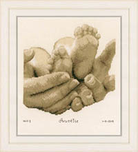 Baby Feet Birth Announcement Kit