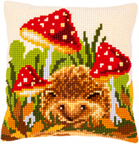 Hedgehog & Mushroom Cushion Kit