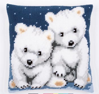 Polar Bears Cushion Kit