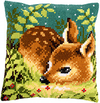 Deer In The Grass Cushion Kit