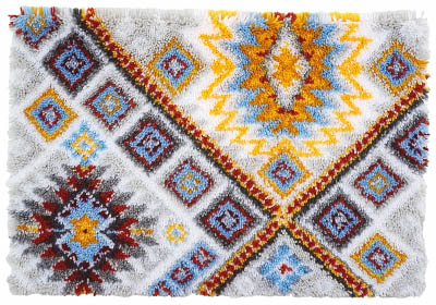 Ethnical Latch Hook Cushion Kit