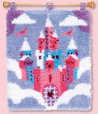 Fairytale Castle Hook Rug Kit