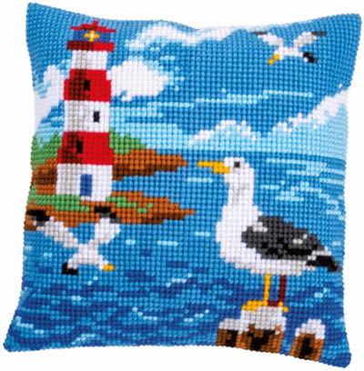 Lighthouse & Seagulls Cushion Kit