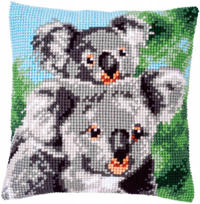 Koala with Baby Cushion Kit