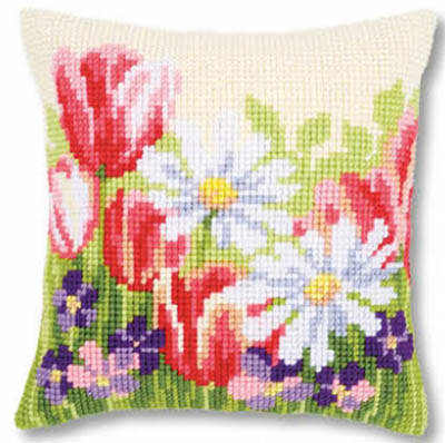 Spring Flowers Cushion Kit