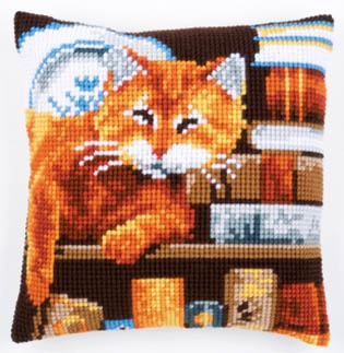 Cat & Book Cushion Kit