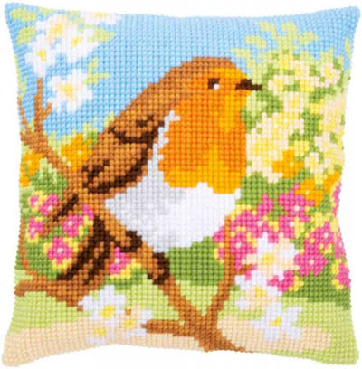 Robin in Garden Cushion Kit