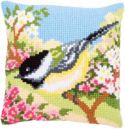 Bird in Garden Cushion Kit