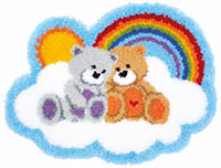 Caring Bears Latch Hook Rug Kit