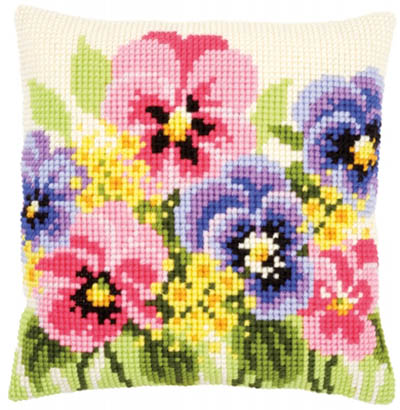 Violets (Pansies) Cushion Kit