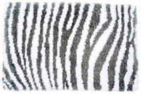 Zebra Print Rug Latch Hook Kit