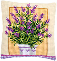 Lavender in Pot Cushion Kit
