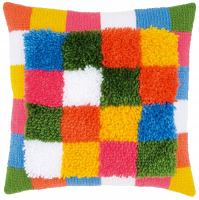 Boho Stripes Cushion Latch Hook Kit