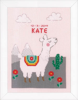 Lovely Llama Birth Announcement  Kit