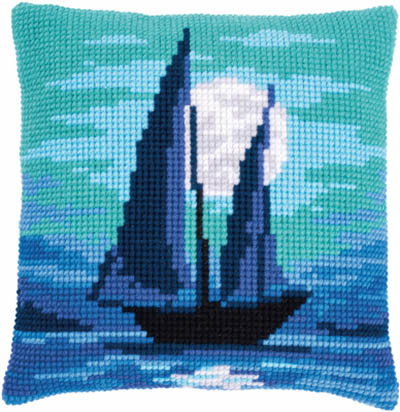 Sailboat In Moonlight  Cushion Kit