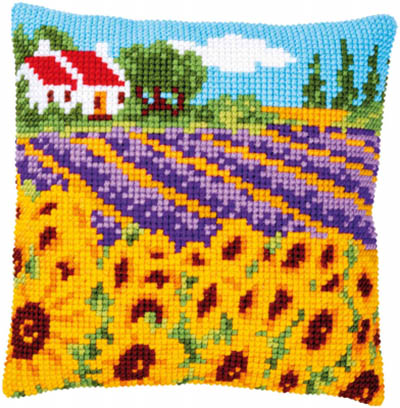Sunflower Field Cushion Kit