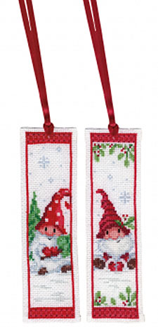 Christmas Gnomes Bookmarks Kit