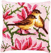 Bird & Magnolia Cushion Kit