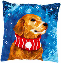 Dog with Scarf Cushion Kit