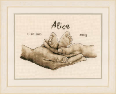 Hands & Feet Birth Announcement Kit