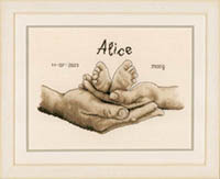 Hands & Feet Birth Announcement Kit