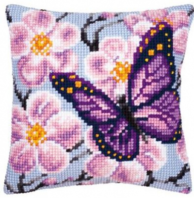Purple Butterfly Cushion Kit