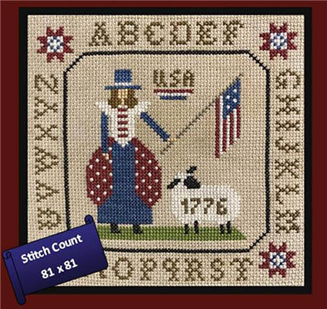 Americana Sampler 1776