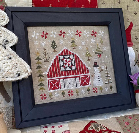 Winter Quilt Barn
