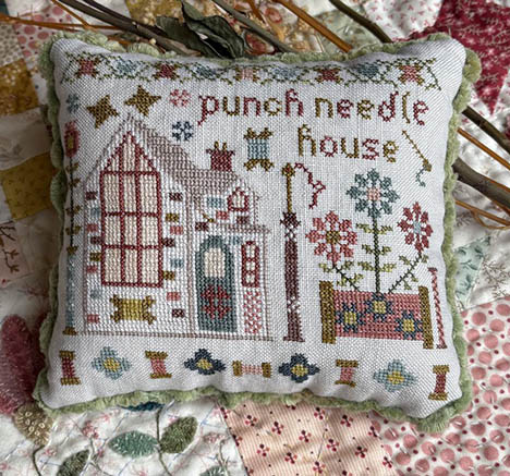 Stitchery Lane #7 -  Punch Needle House