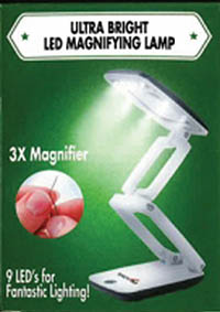 2X LED Magnifying Lamp
