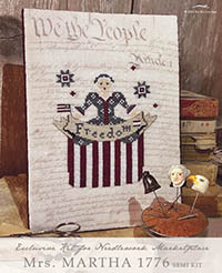 Mrs. Martha 1776 w/fabric