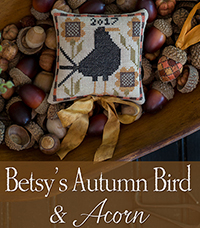 Betsy's Autumn Bird and Acorn