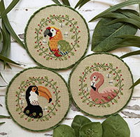 Tropical Birds Trio