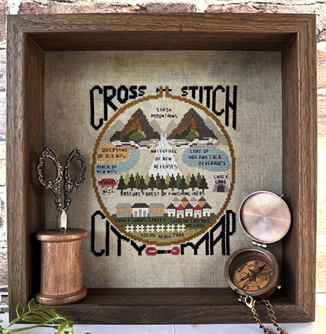 Cross Stitch City Map
