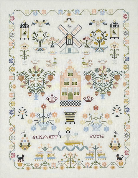 Elisabet Poth 1777 - The NetherlandsbSampler