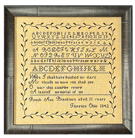 Ruth Ann Blackman 1832