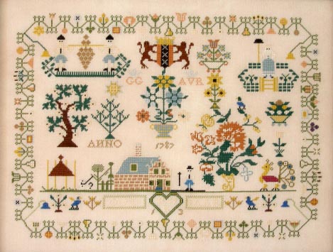 Dutch 1787 Sampler