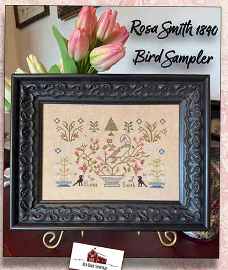 Rose Smith 1840 Bird Sampler
