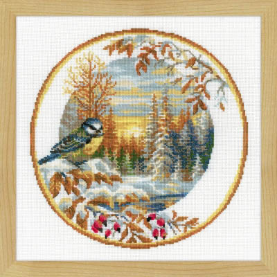 Plate with Great Tit Kit