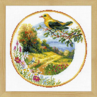 Plate with Oriole Kit