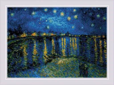 Starry Night Over The Rhone after Van Gogh's Painting Kit