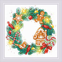 Gingerbread Wreath Kit