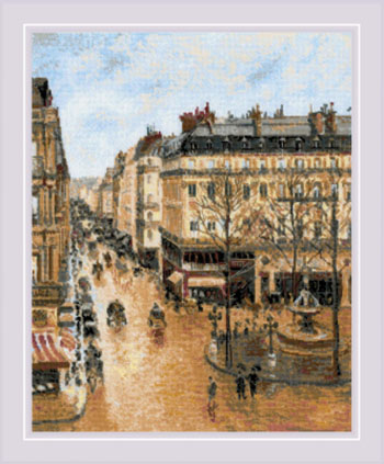 Saint-Honore Street after C. Pissarro's Painting Kit