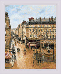Saint-Honore Street after C. Pissarro's Painting Kit