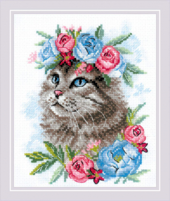 Cat In Flowers Kit