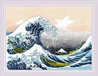The Great Wave off Kanagawa after Artwork by K. Hokusal Kit